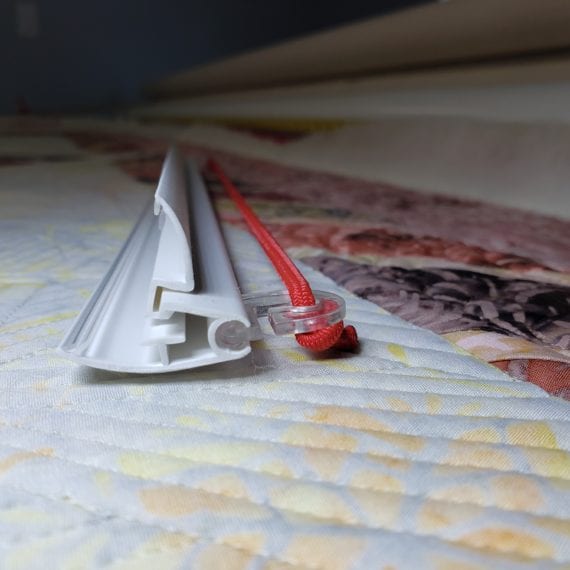 Red Snapper side clamps 12" Bold Notion Quilting