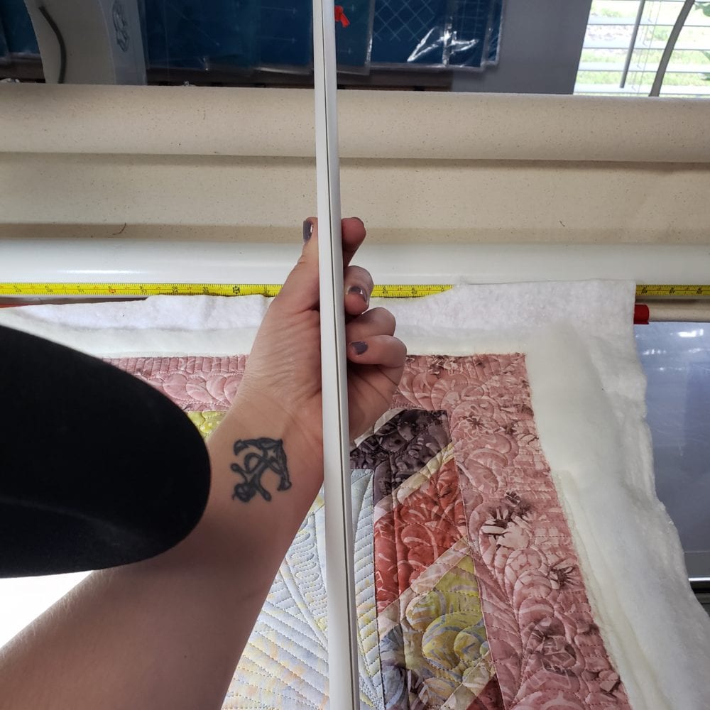 Red Snapper side clamps 16" Bold Notion Quilting