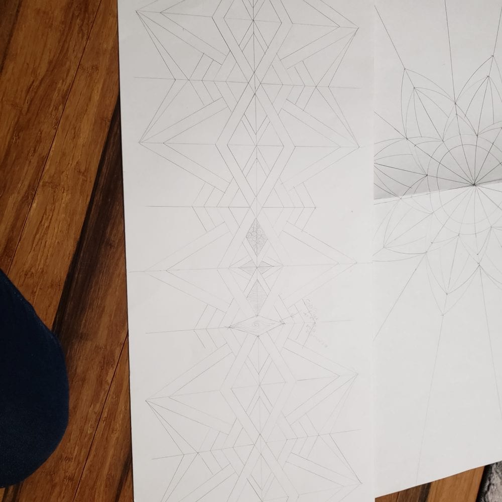 Nested Diamond Template Rulers Bold Notion Quilting