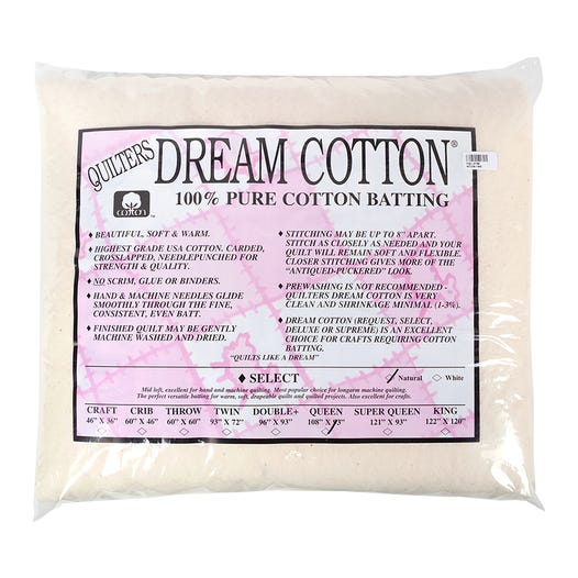 Natural Cotton-Queen Batting - Bold Notion Quilting