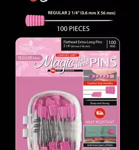 Magic Pins Extra Long Regular Flat Head 100pc
