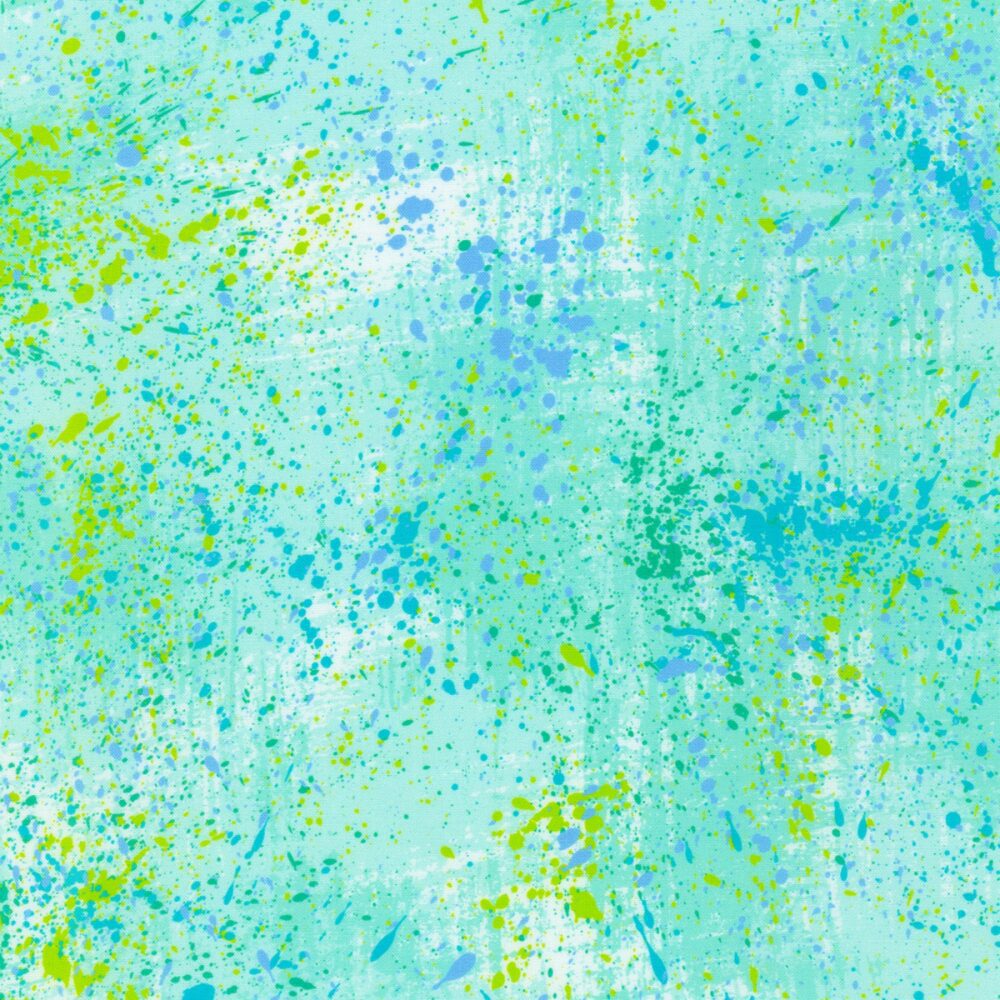 Splatter Mint 108 Bold Notion Quilting