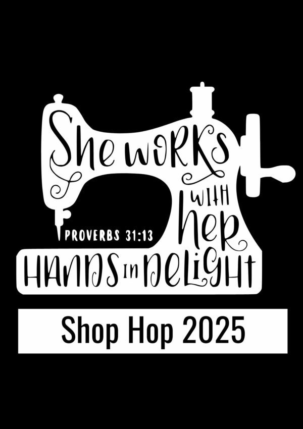 She Works with her Hands in Delight - Decal White