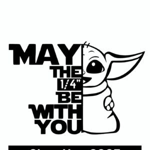 May the 1/4" Be with you - Set Black - Image 3