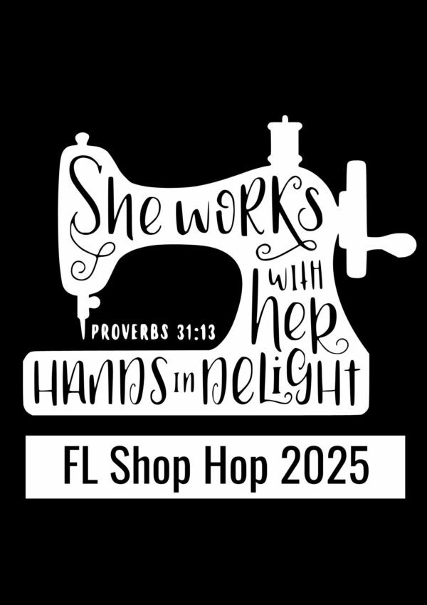 She Works with her Hands in Delight - Decal White