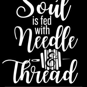 My Soul is Fed with Needle and Thread Set White - Image 3