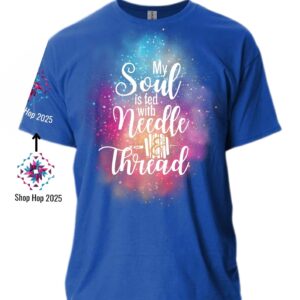 My Soul is fed with Needle and Thread Shirt Blue