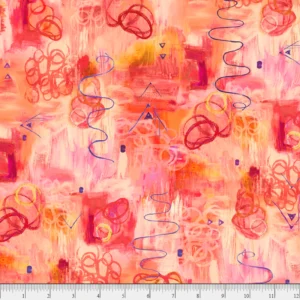 Awakenings Abstract All Over Orange/Multi