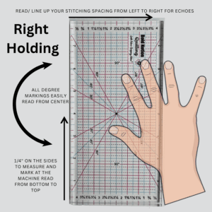 Mirra Straightedge Quilting Ruler - Image 2