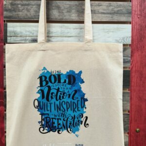 Bold Notion Tote-White