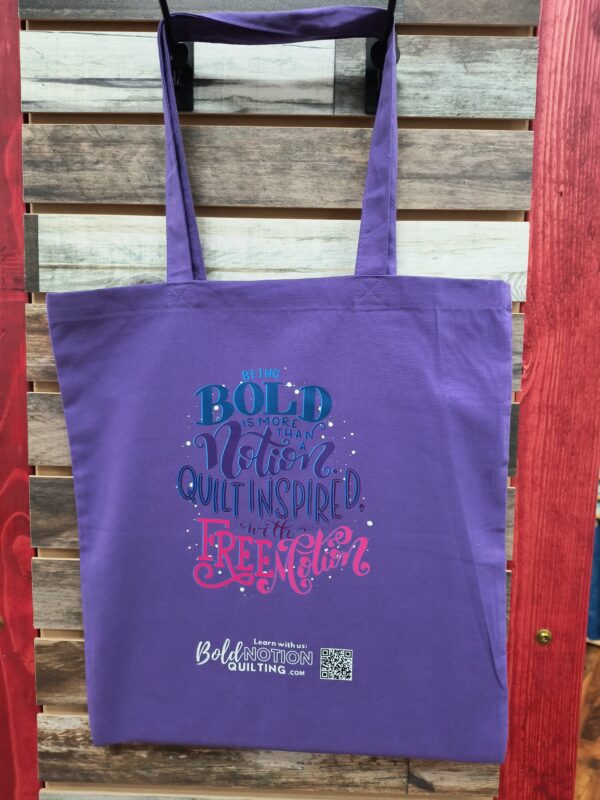 Bold Notion Tote-Purple