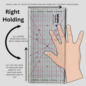 Mirra Straightedge Quilting Ruler - Image 3