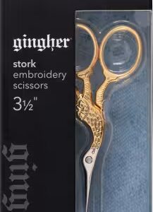 Gingher 3 1/2in Stork Embroidery Scissor