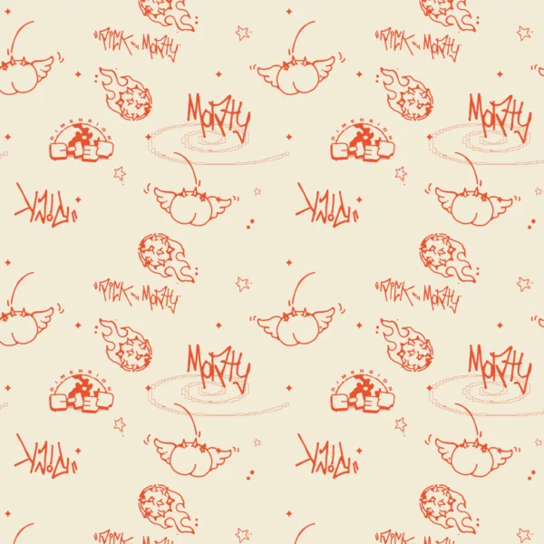 Rick and Morty-Cream Scribbles