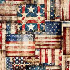 Flag Patchwork Red-Navy 108" Pre-Order 11/01/25