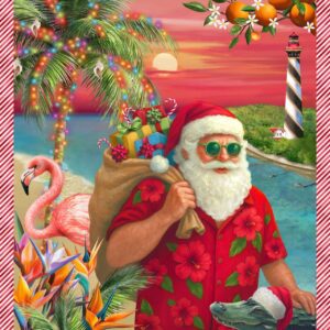 AFLSH 2026 Christmas in Fl Santa Panel-Pre-Order 3/1/2025