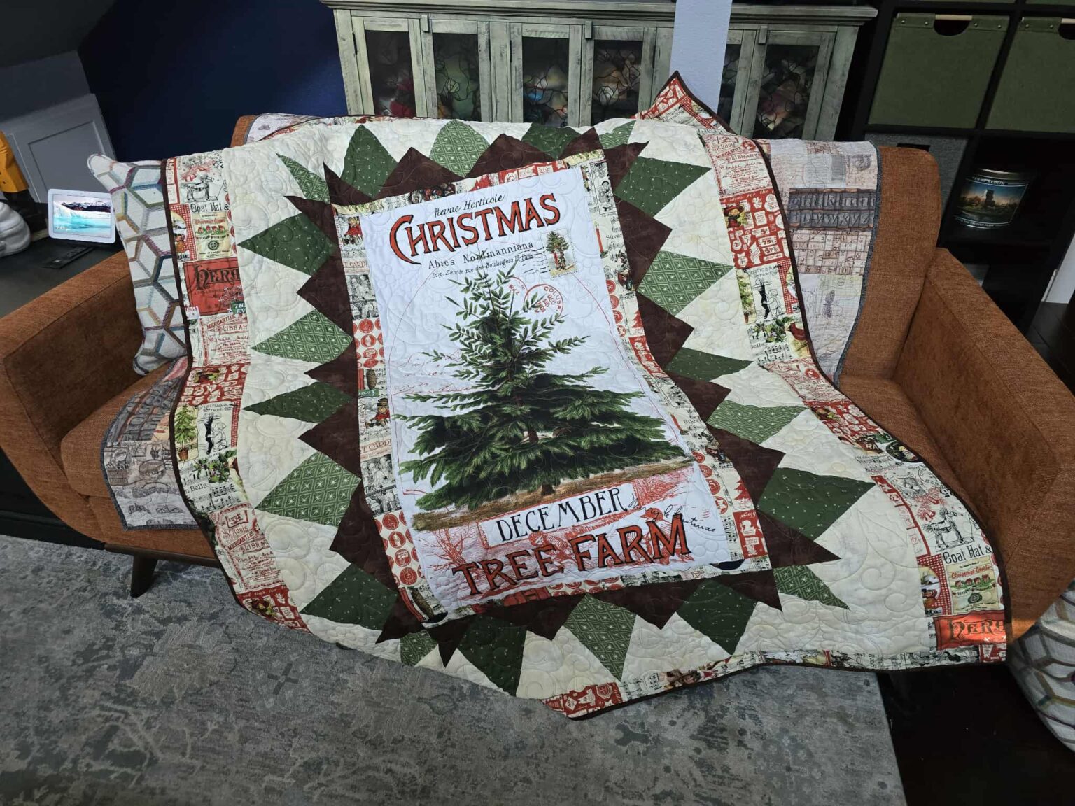 Tree Quilt Kit Christmas Tree Farm- Quilt Kit - Bold Notion Quilting
