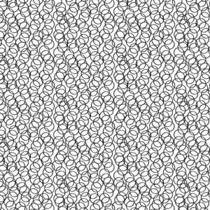 Century Black on White Circles