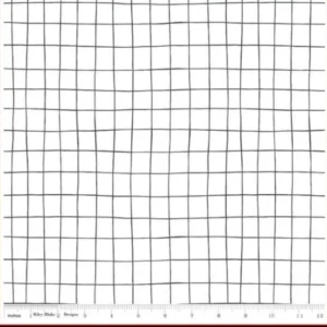 3 Yard by 108" Precut Grid White