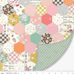 BloomBerry Hexies Double Lush Velvet 58"/ 60"