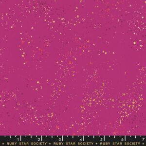 Ruby Star Speckled Metallic Berry