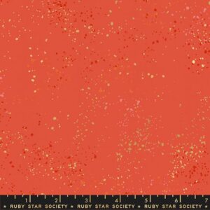 Ruby Star Speckled Metallic Festive