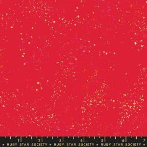 Ruby Star Speckled Metallic Scarlet