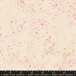 Ruby Star Speckled Metallic Neon Pink