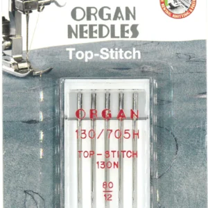 Organ Top Stitch Size 80/12 Needles