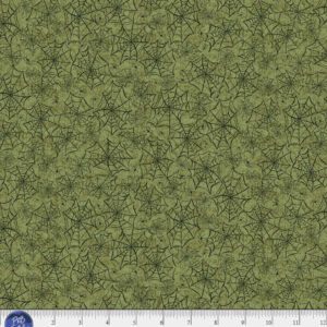 Hocus Pocus-Allover Webs-Green