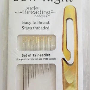 Side Threading Needle 12pk