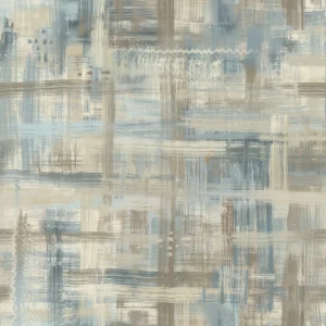 Tan/Cream/Blue Colorfield 108"
