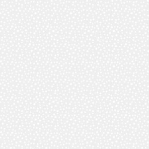 White on White Petite Dots