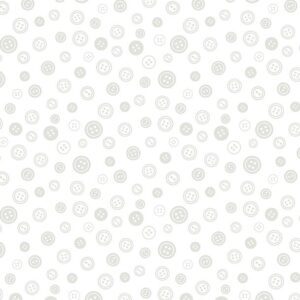 White on White Button Toss